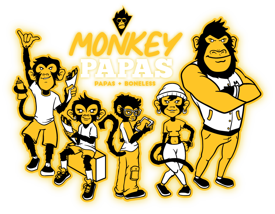 Personajes Monkey Papas